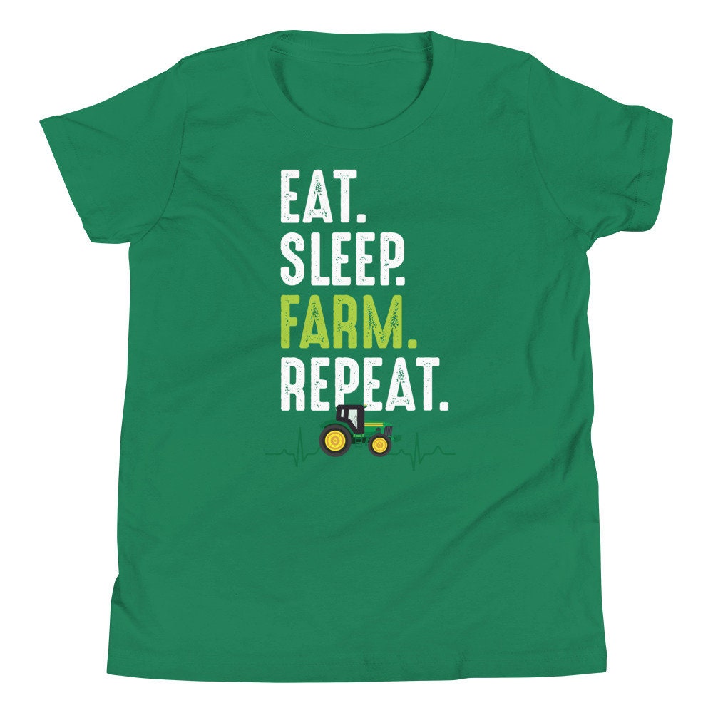 Eat, Sleep, Farm, Repeat | Youth Short Sleeve T-Shirt