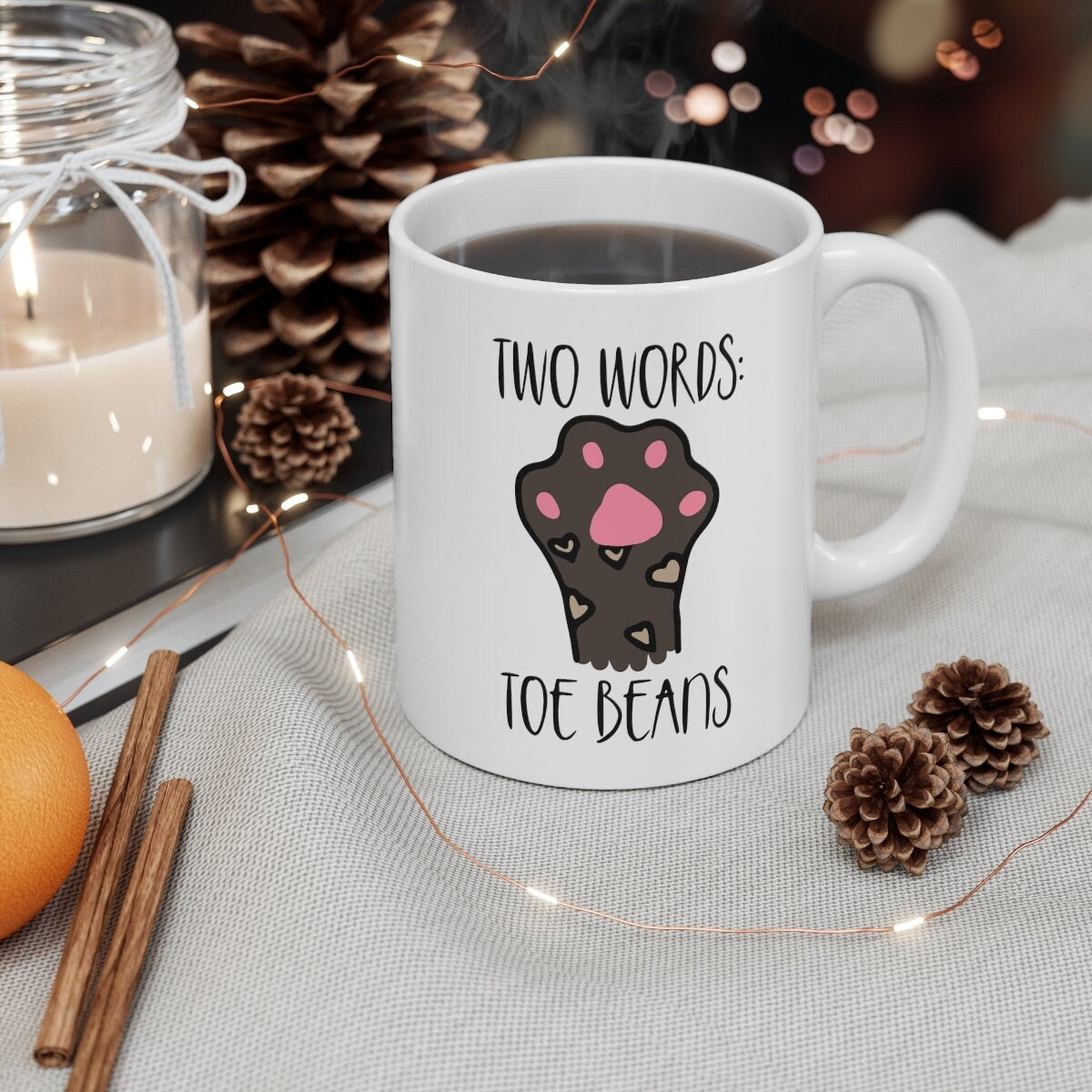 Cat Paw Cat Dad Custom Cute Cat Cute Mom Cat Daddy Crazy Cat Lady Cat Tea Mug