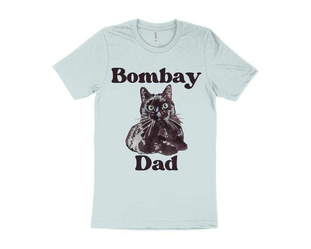Cute Cat T-Shirt, Bombay Cat T-Shirt, Gift for Bombay Cat Owner, Cat Dad T-Shirt