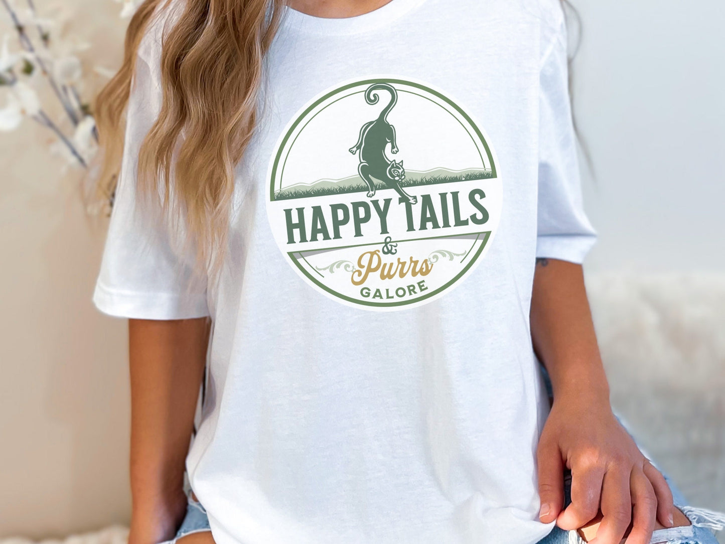 Unique Cat Shirt for Cat Lover, Cat Shirt for Men, Gift for Cat Mom, Cat Emblem Design, Classy Cat Gift