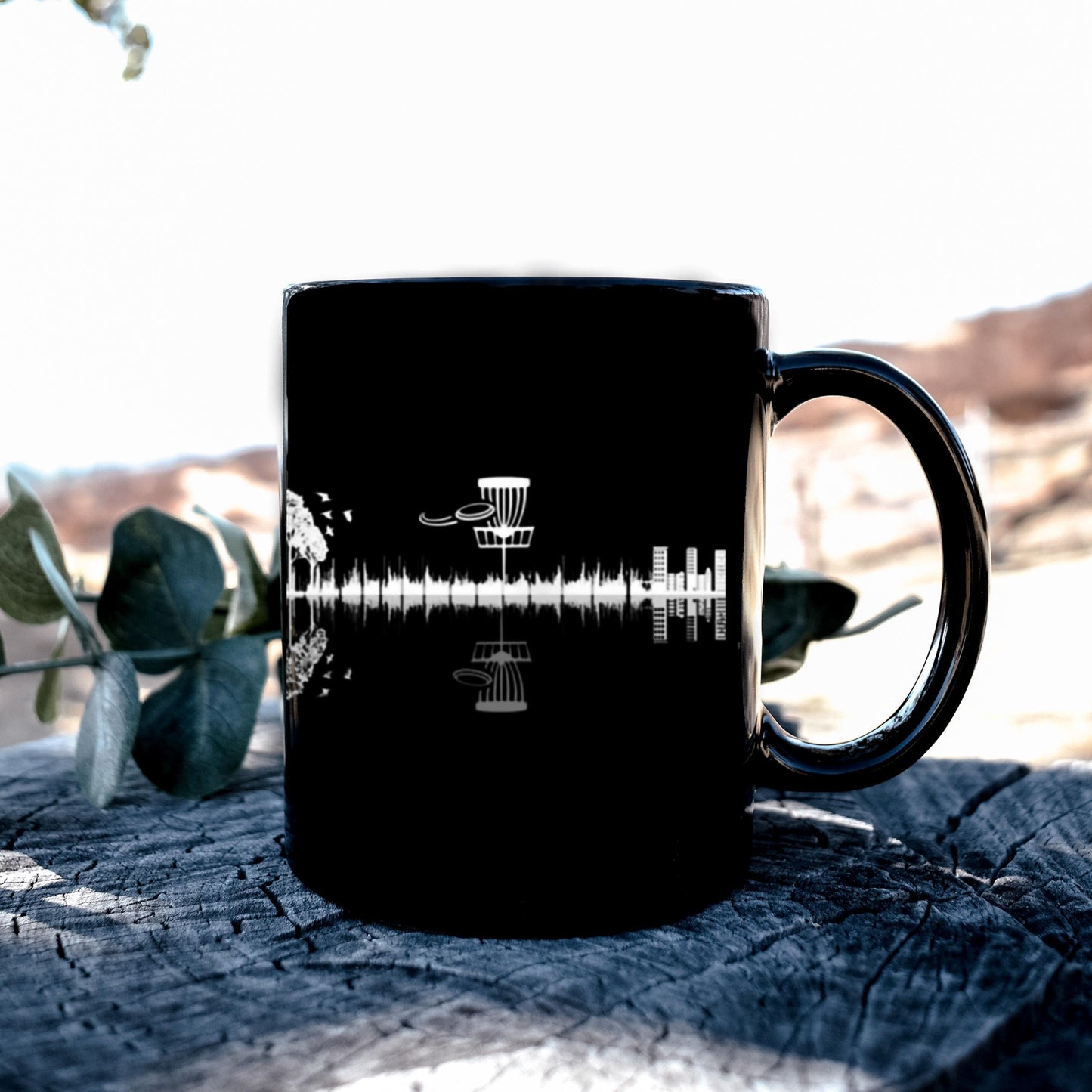 Disc Golf Guitar Mug Gift for Music Lovers Unique Coffee Mug Hot Chocolate Mug Perfect Gift for Him Disc Golf Player Guitar Enthusiast Gift