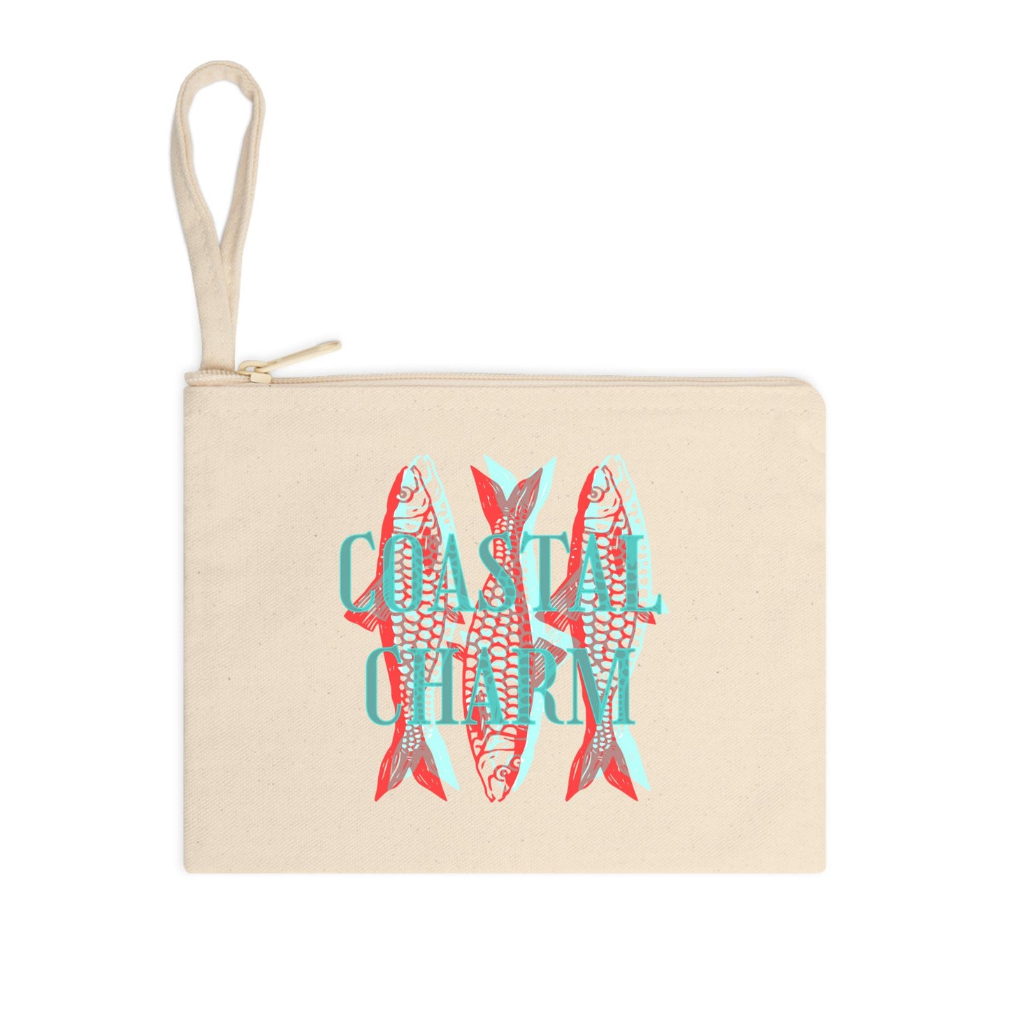 5. Coastal Charm - Accessory Zipper Pouch