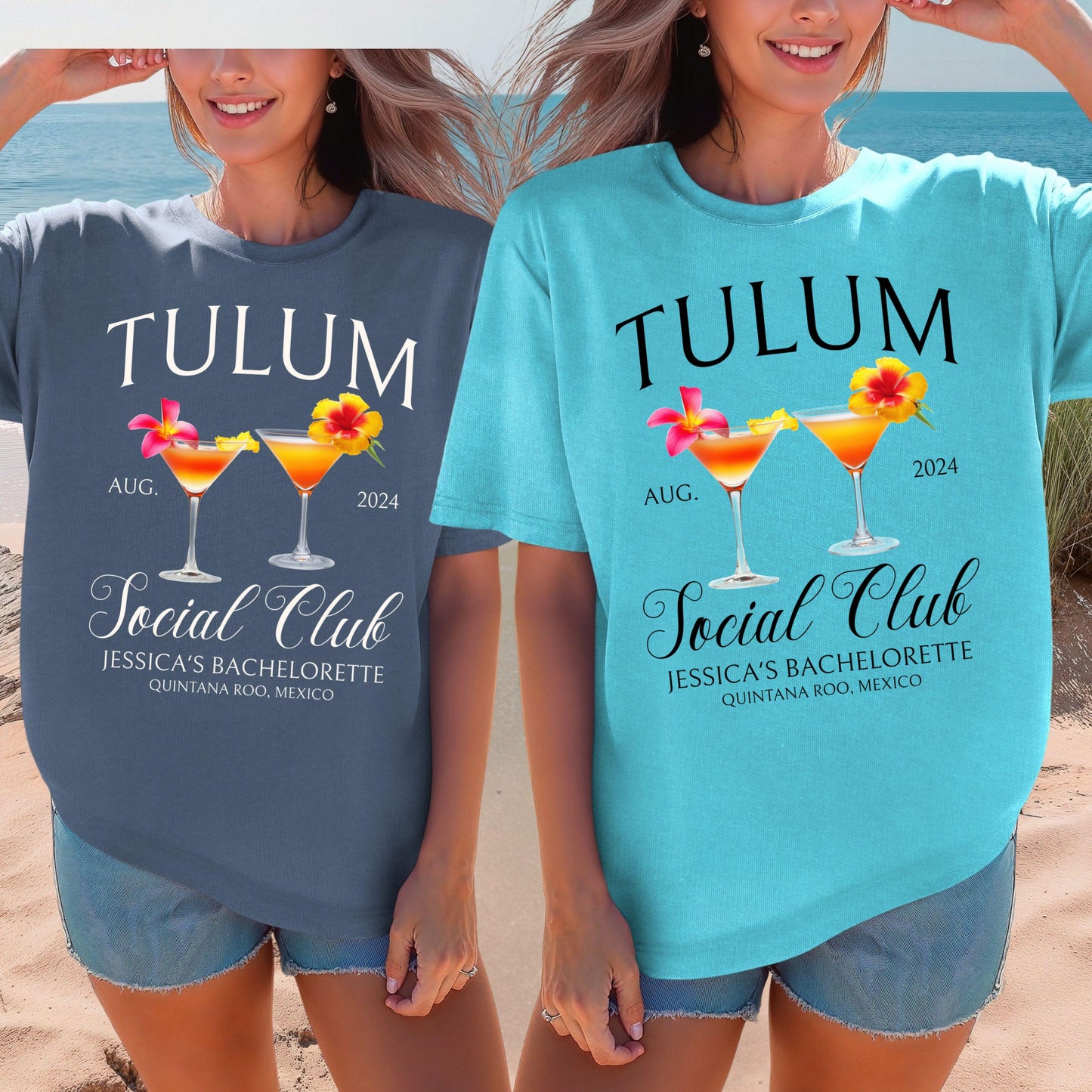 Mexico Bachelorette Party Shirts Personalized Custom Bridal Squad Final Fiesta Tequila Margaritas Bridesmaid Gifts Matching Group Vacation