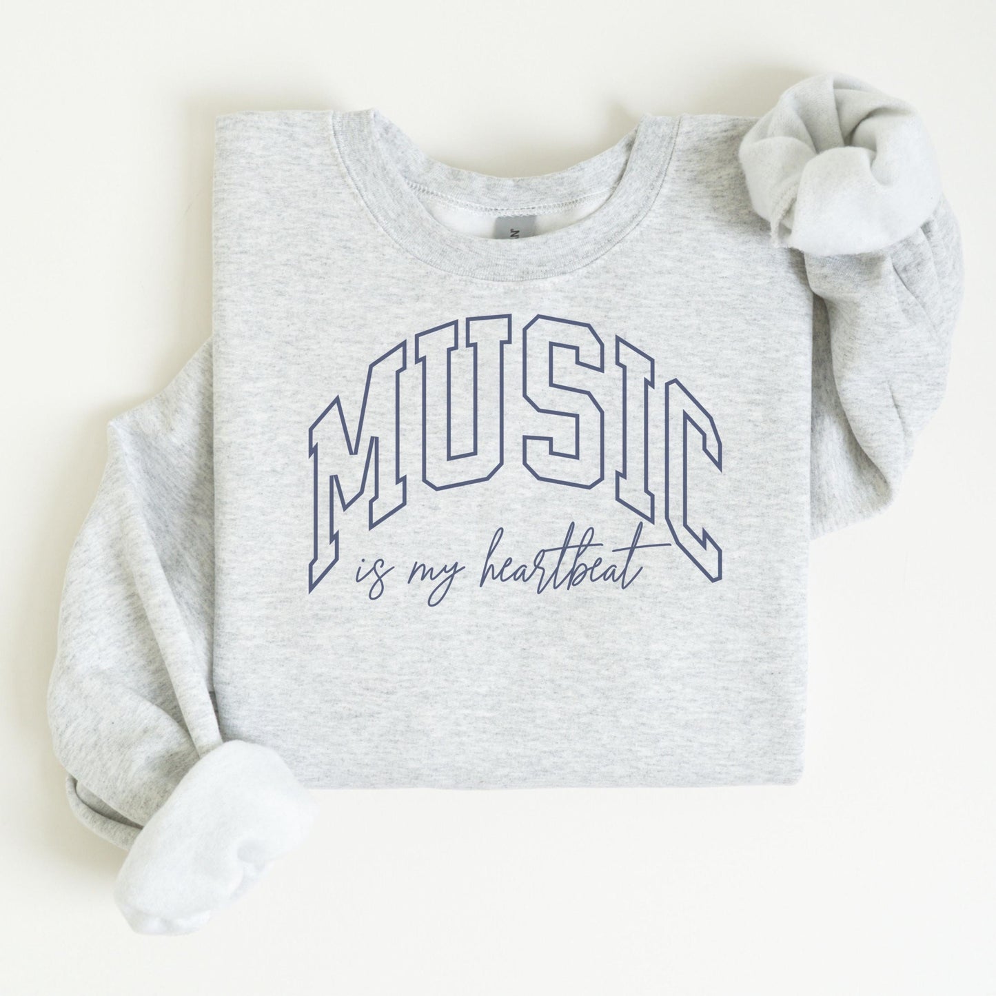 Music Sweatshirt Varsity Style Band Director Pullover Choir Instructor Gift Orchestra Lover Outfit Vocal Coach Inspirational Sweater