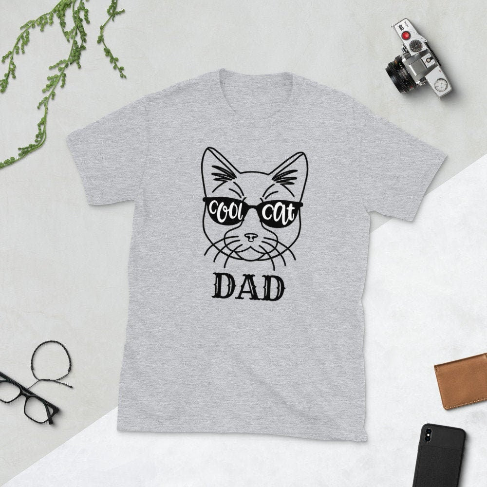 Cool Cat Dad | Short-Sleeve Unisex T-Shirt