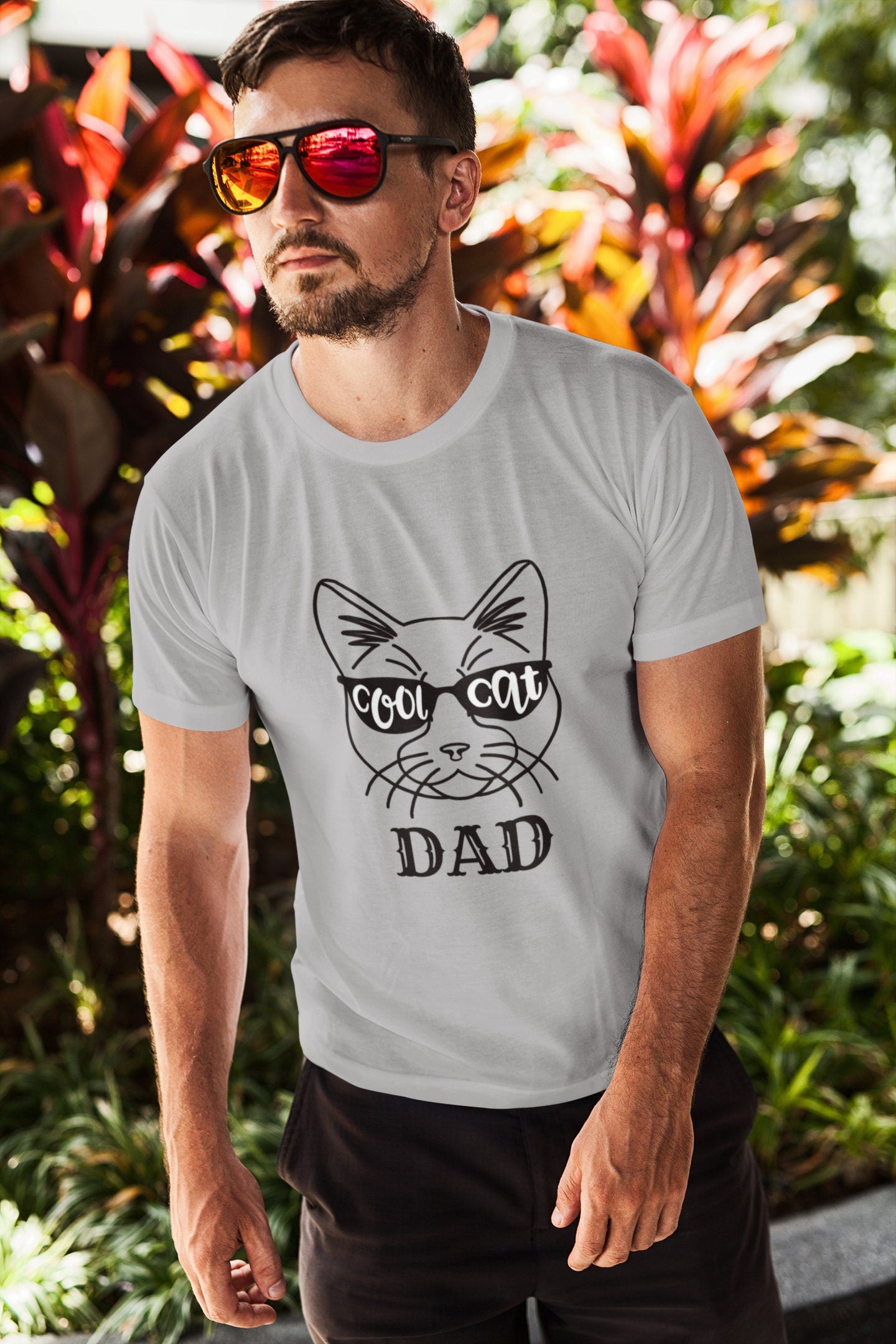 Cool Cat Dad | Short-Sleeve Unisex T-Shirt