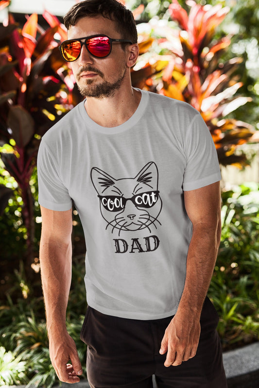 Cool Cat Dad | Short-Sleeve Unisex T-Shirt