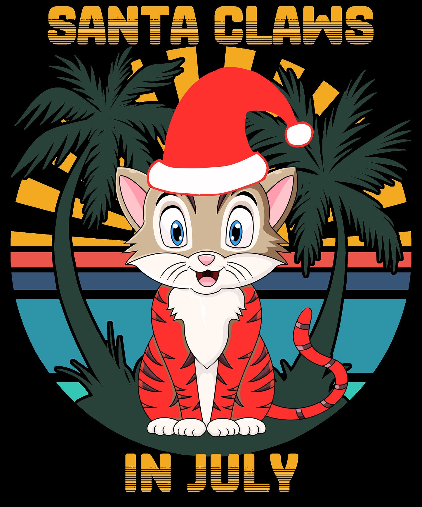 Christmas in July: Santa Claws | Standard Postcard
