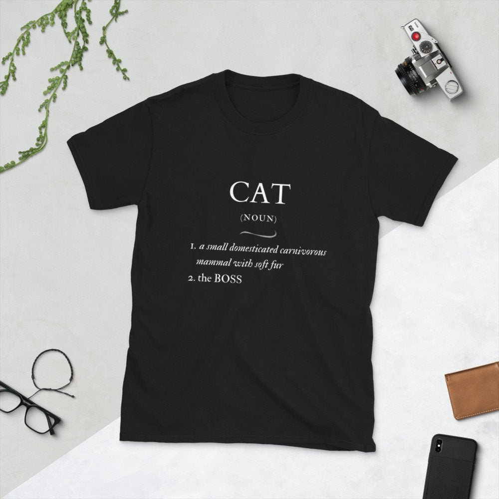 Definition of Cat | Funny T-Shirt | Short-Sleeve Unisex T-Shirt
