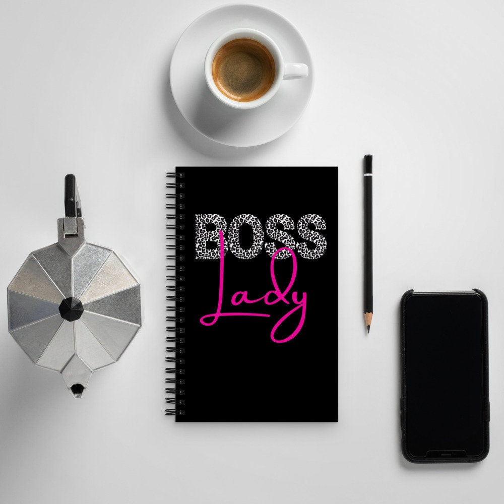 Boss Lady Spiral notebook