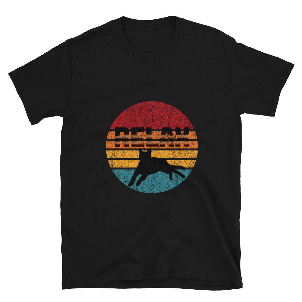 Black Cat Relax Retro Sunset Graphic | Short-Sleeve Unisex T-Shirt
