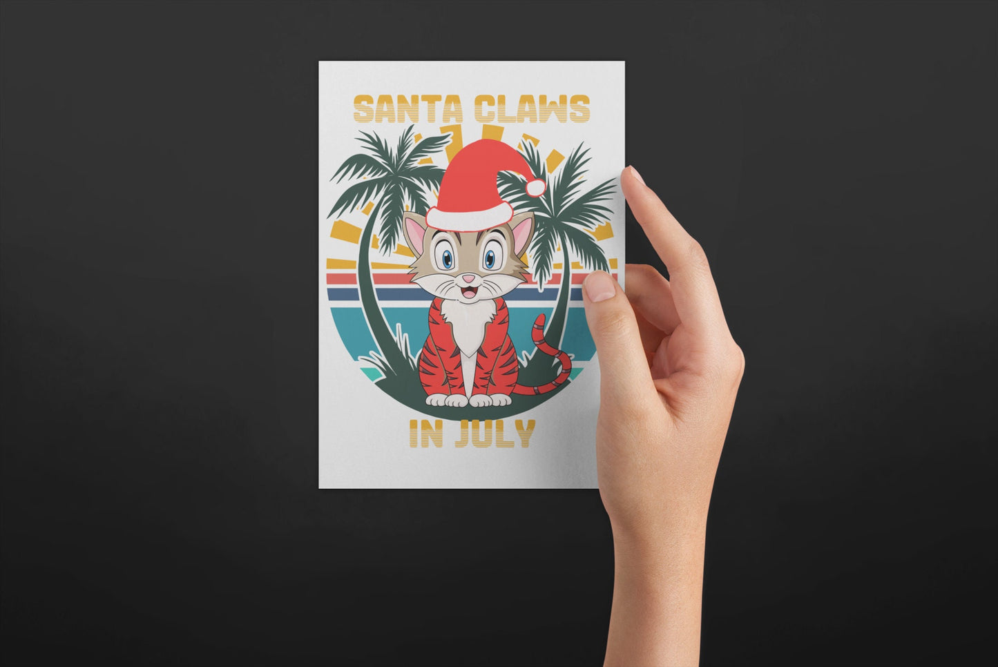 Christmas in July: Santa Claws | Standard Postcard