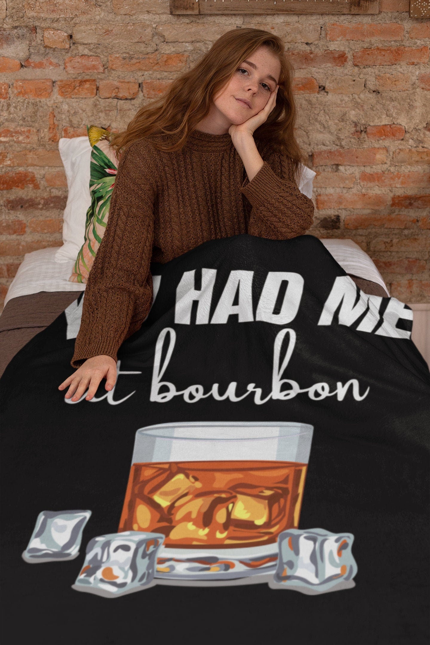 You Had Me At Bourbon | Throw Blanket