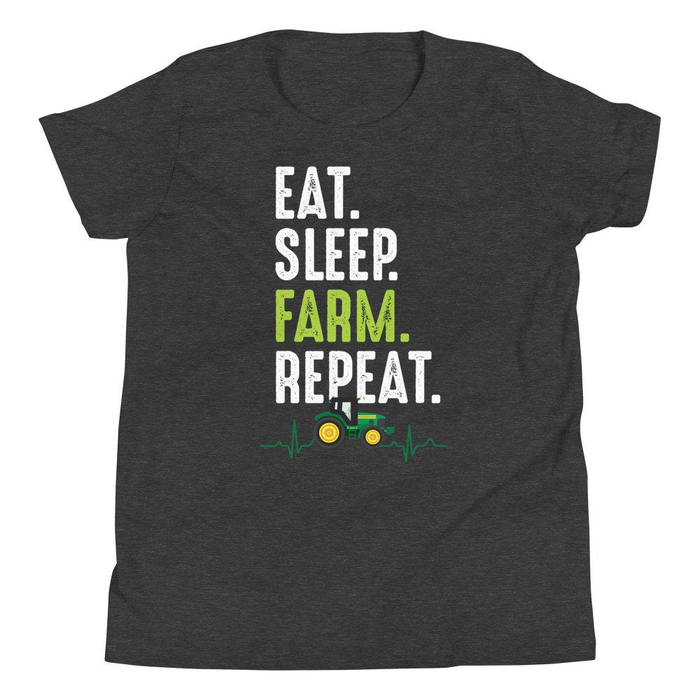 Eat, Sleep, Farm, Repeat | Youth Short Sleeve T-Shirt