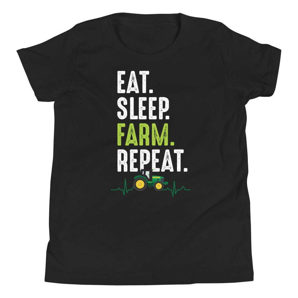 Eat, Sleep, Farm, Repeat | Youth Short Sleeve T-Shirt