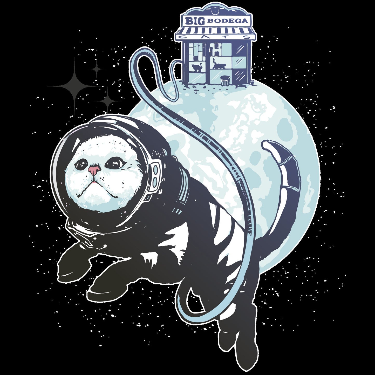 Astronaut Kitty, Space Cat, Gift for Cat Lover, Gift for Space Lover, Christmas Gift Idea, Stocking Stuffer, White Mug, 11oz