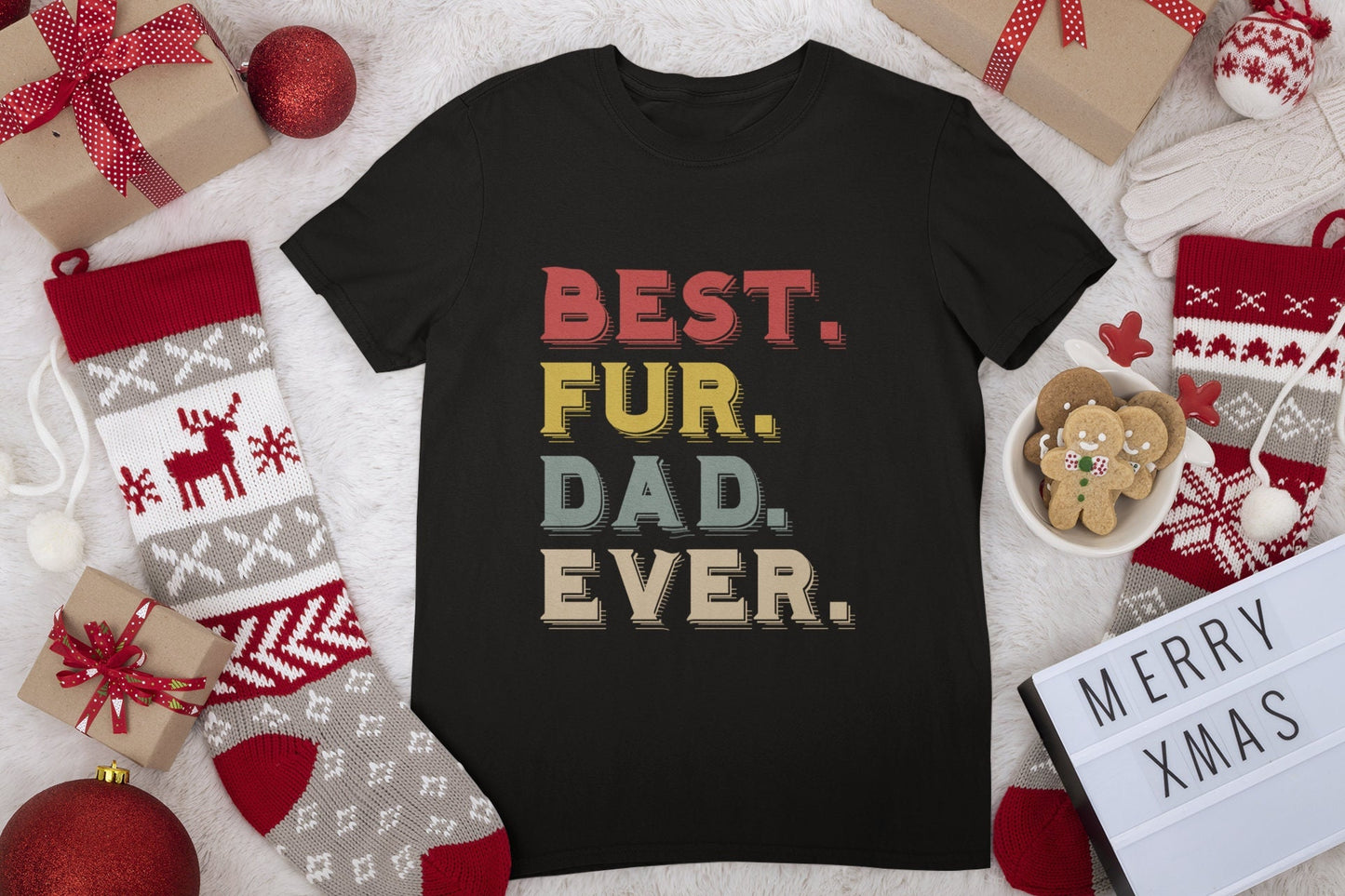 Best Fur Dad Ever, Cat or Dog Dad Gift, Best Cat Dad, Funny Cat Dad Shirt, Cat Present, Fur Dad Gift, Unisex Jersey Short Sleeve Tee