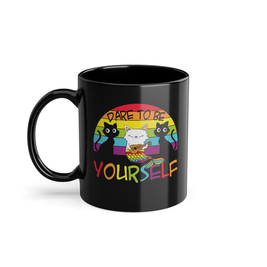 Black Coffee Cup, 11oz