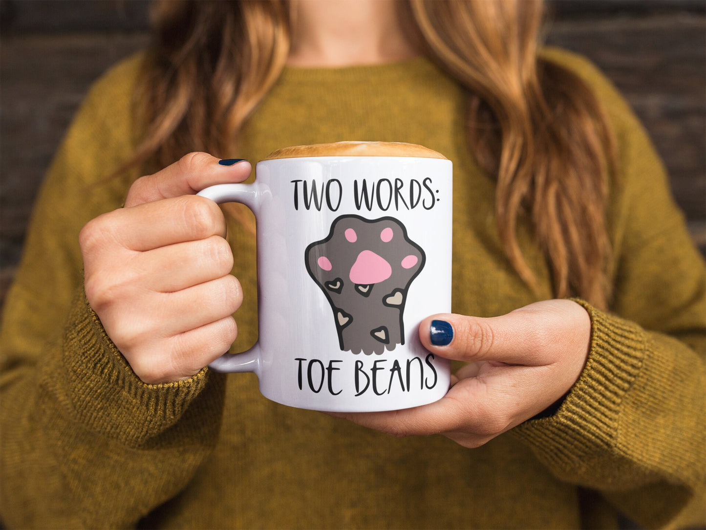 Cat Paw Cat Dad Custom Cute Cat Cute Mom Cat Daddy Crazy Cat Lady Cat Tea Mug