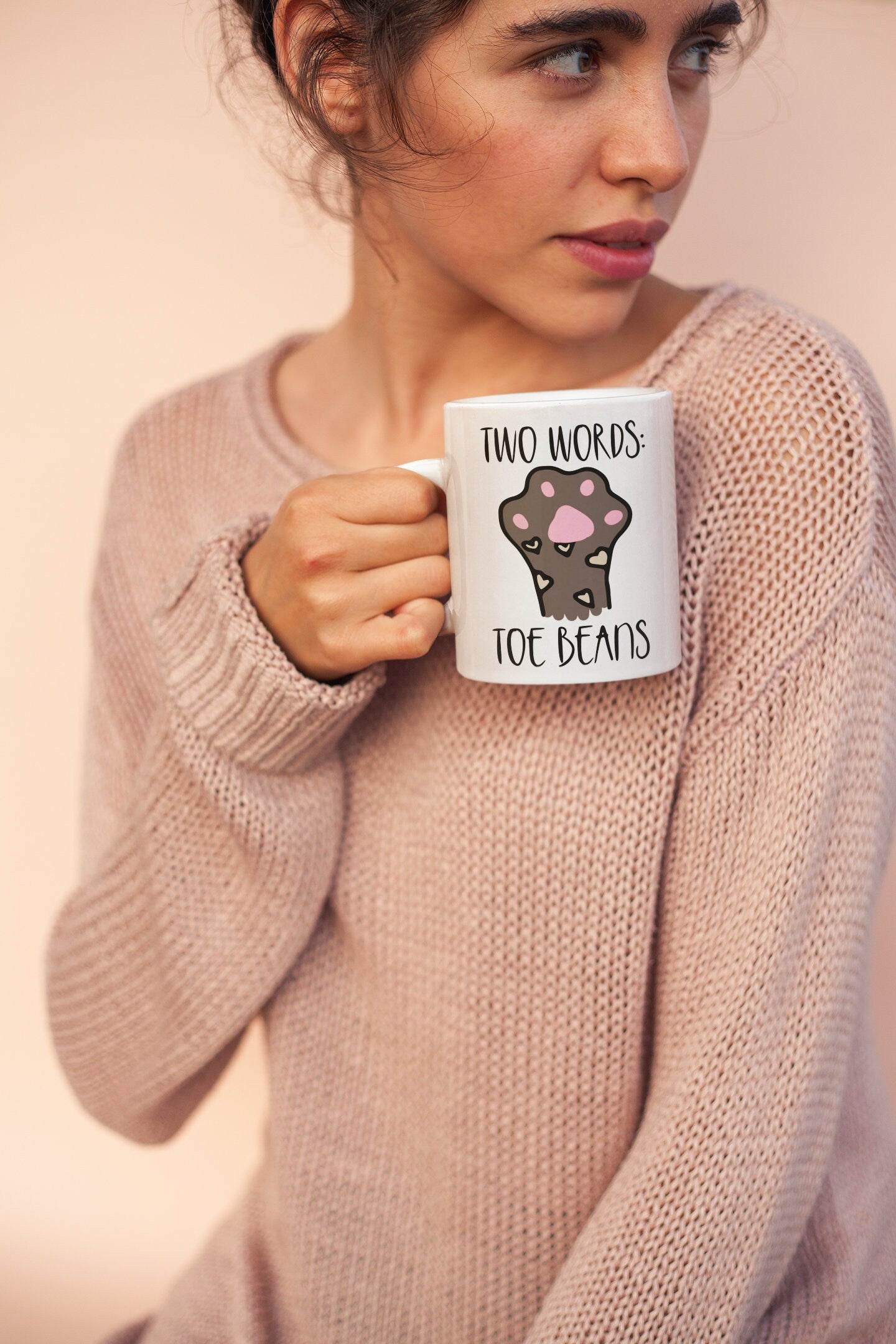 Cat Paw Cat Dad Custom Cute Cat Cute Mom Cat Daddy Crazy Cat Lady Cat Tea Mug