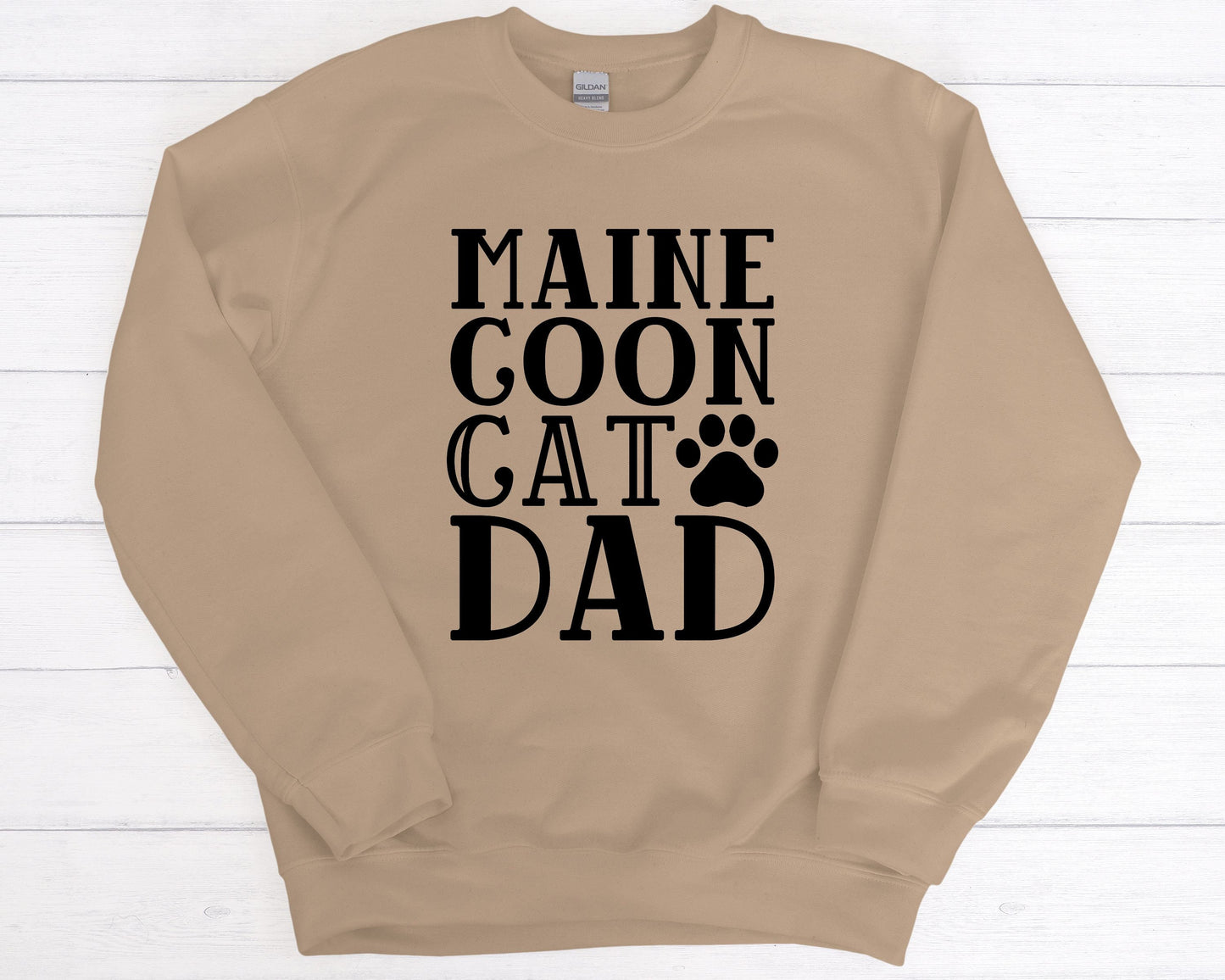 Maine Coon Cat Dad Shirt, Maine Coon Shirt for Him, Maine Coon Gifts, Maine Coon Cat Sweatshirt, Maine Coon Father, Best Maine Coon Dad Ever