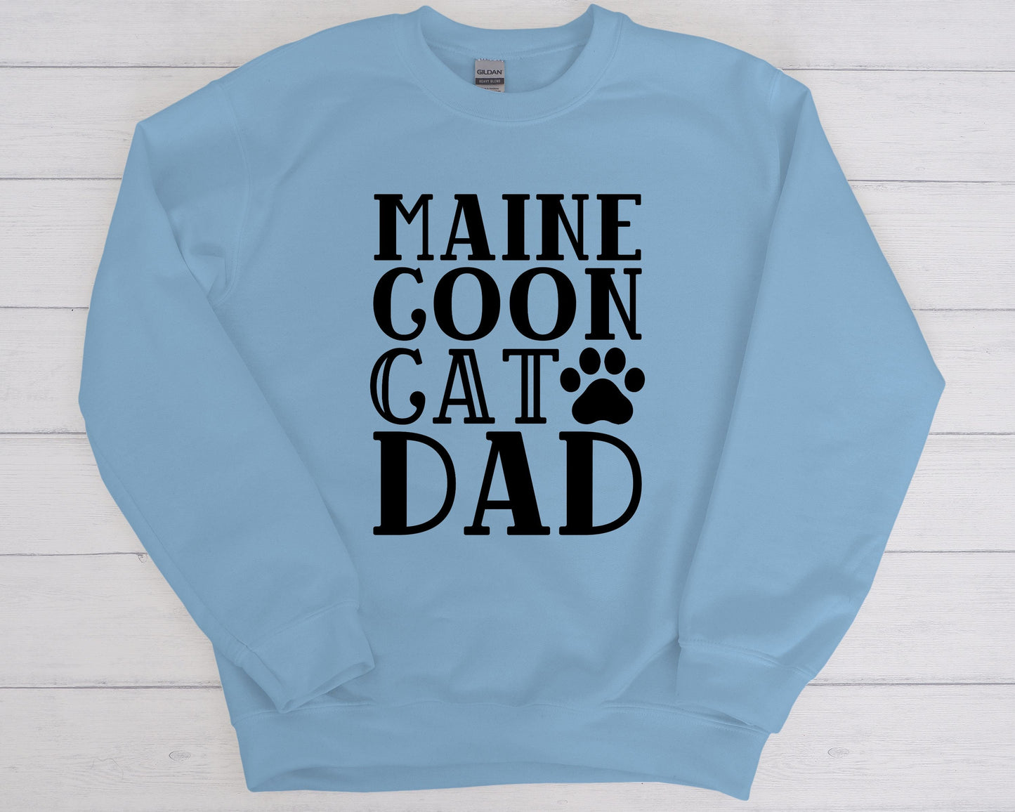 Maine Coon Cat Dad Shirt, Maine Coon Shirt for Him, Maine Coon Gifts, Maine Coon Cat Sweatshirt, Maine Coon Father, Best Maine Coon Dad Ever