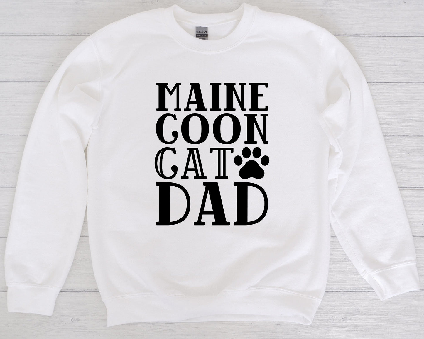 Maine Coon Cat Dad Shirt, Maine Coon Shirt for Him, Maine Coon Gifts, Maine Coon Cat Sweatshirt, Maine Coon Father, Best Maine Coon Dad Ever