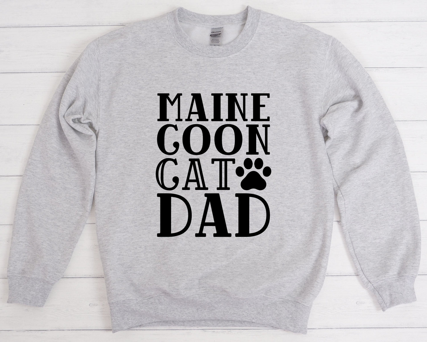 Maine Coon Cat Dad Shirt, Maine Coon Shirt for Him, Maine Coon Gifts, Maine Coon Cat Sweatshirt, Maine Coon Father, Best Maine Coon Dad Ever