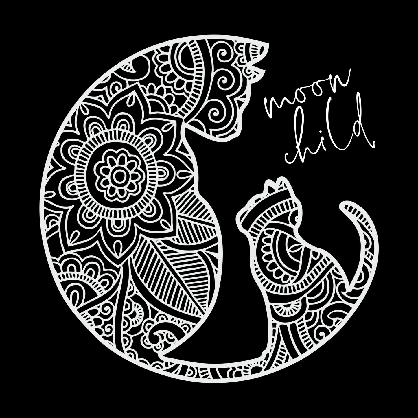 Moon Child Mug, Moon Cat Mama Mug, Mystical Moon Crystals mug, Occult moon Theme Tarot mug, Witchy Cat Mug, Cat Dad Mug