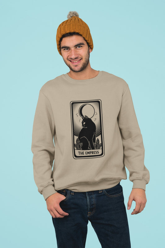 The Empress Tarot Card Black Cat Shirt , Gift for Cat Lover, Cat Present, Fortune Teller Shirt, Mystical Cat