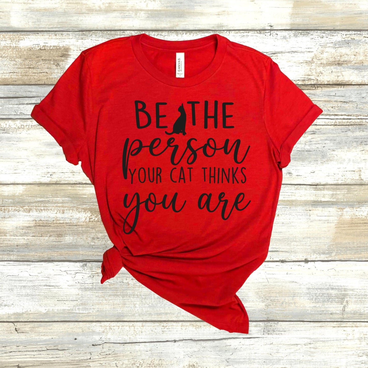 Gift Shirt for Cat Owner, Be The Person Your Cat Thinks You Are Shirt, Cat Lover, Cat Shirts, Funny Cat Shirt, Cat Gift, Cat Owner Shirts