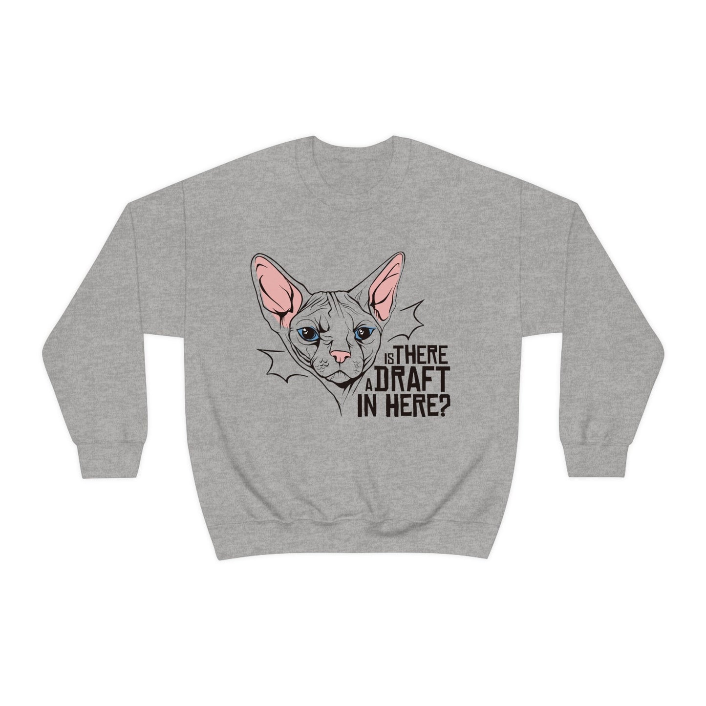 Sphynx Cat Sweatshirt, Funny Cat Shirt, Cat Lover Gift, Gift for Sphynx Cat Lover, Sphyx Shirt, Unisex Heavy Blend Crewneck Sweatshirt