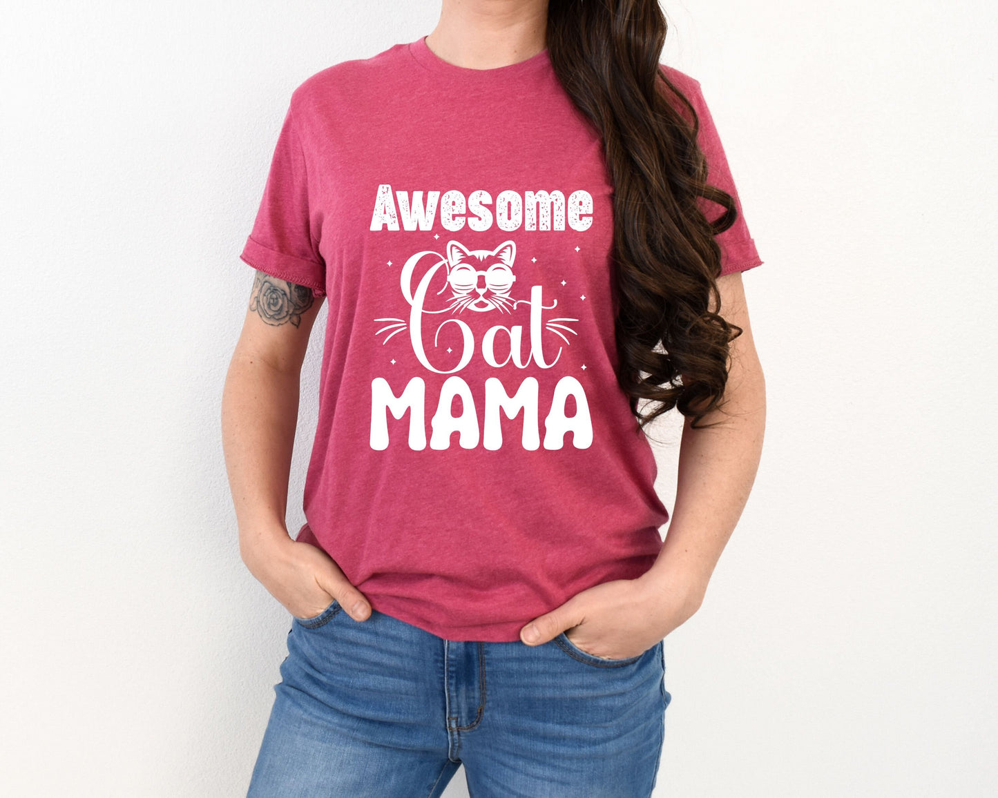 Awesome Cat Mama, World's Best Cat Mom, Gift for Cat Mom, Cat Lover Gift, Mother's Day Cat Present