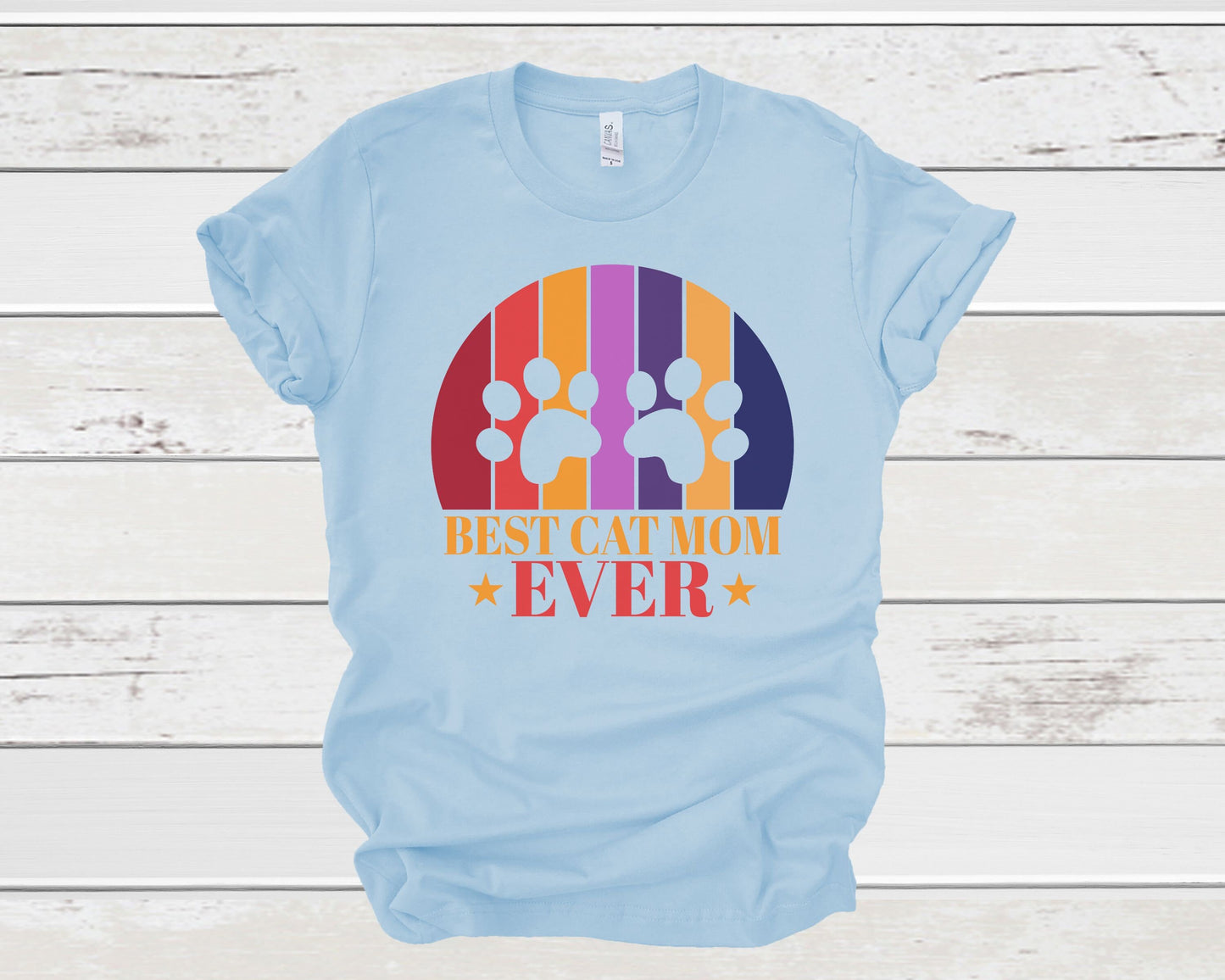 Best Cat Mom Ever, World's Best Cat Mom Gift for Cat Mom, Mothers Day Cat Gift Cat Mama Tee