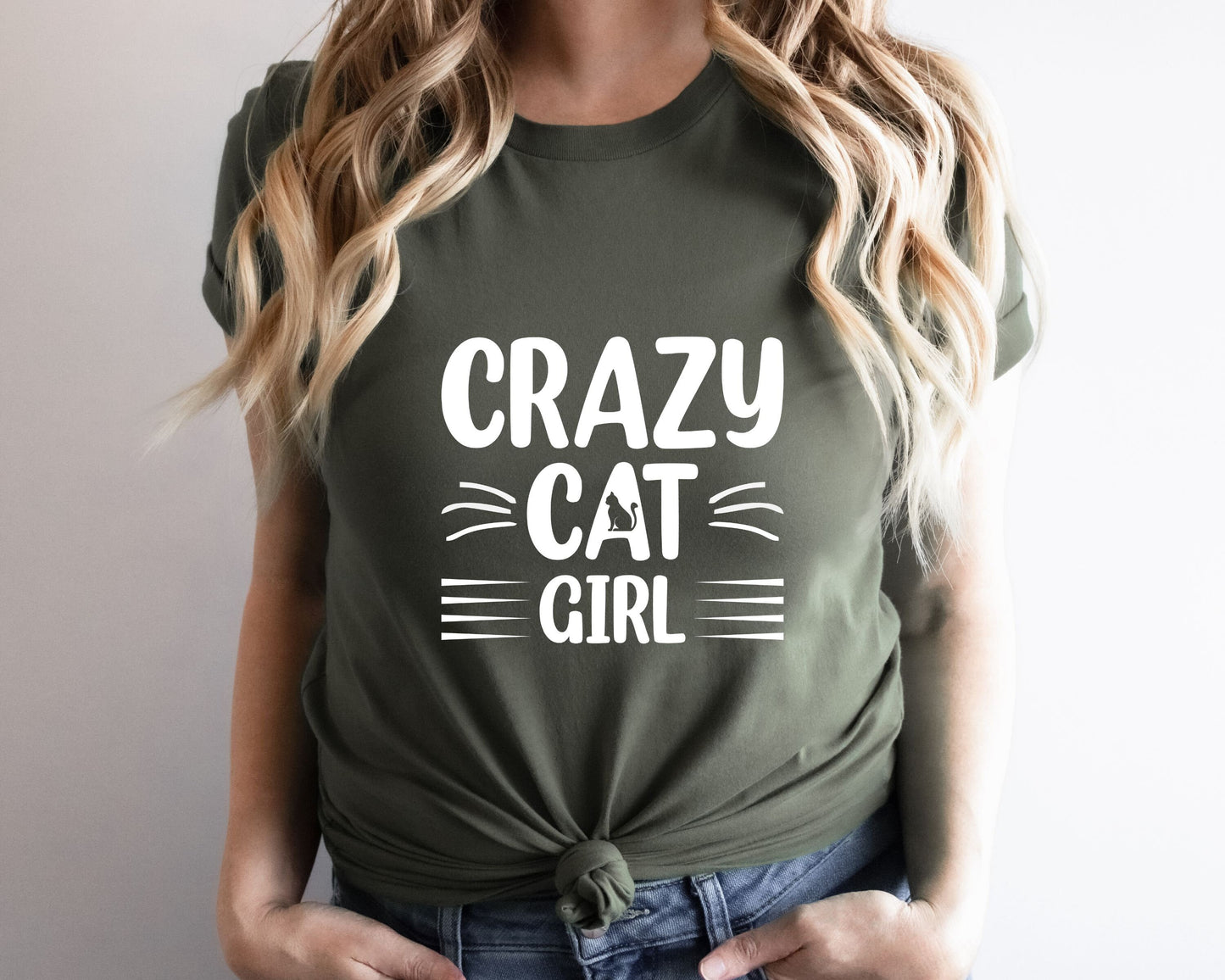 Crazy Cat Girl Tee, Best Cat Mom, Gift for Cat Mom, Mother's Day Cat Gift, Cat Mama Tee