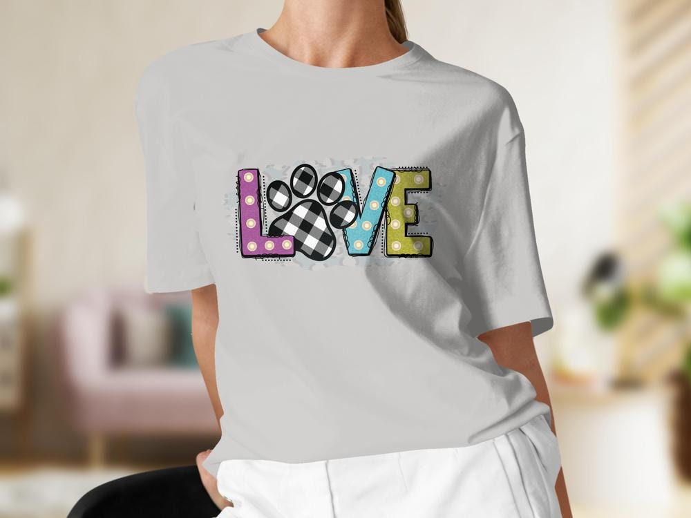 Valentines Tshirt for Cat Lover, Cat Lover Tee for Women, Plaid Cat Lover Gift For Her, Gift for Cat Mama, Cat Present for Cat Owners