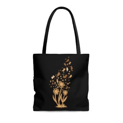 Blowing Dandelion Cats Tote Bag for Cat Lover AOP Tote Bag, Cat