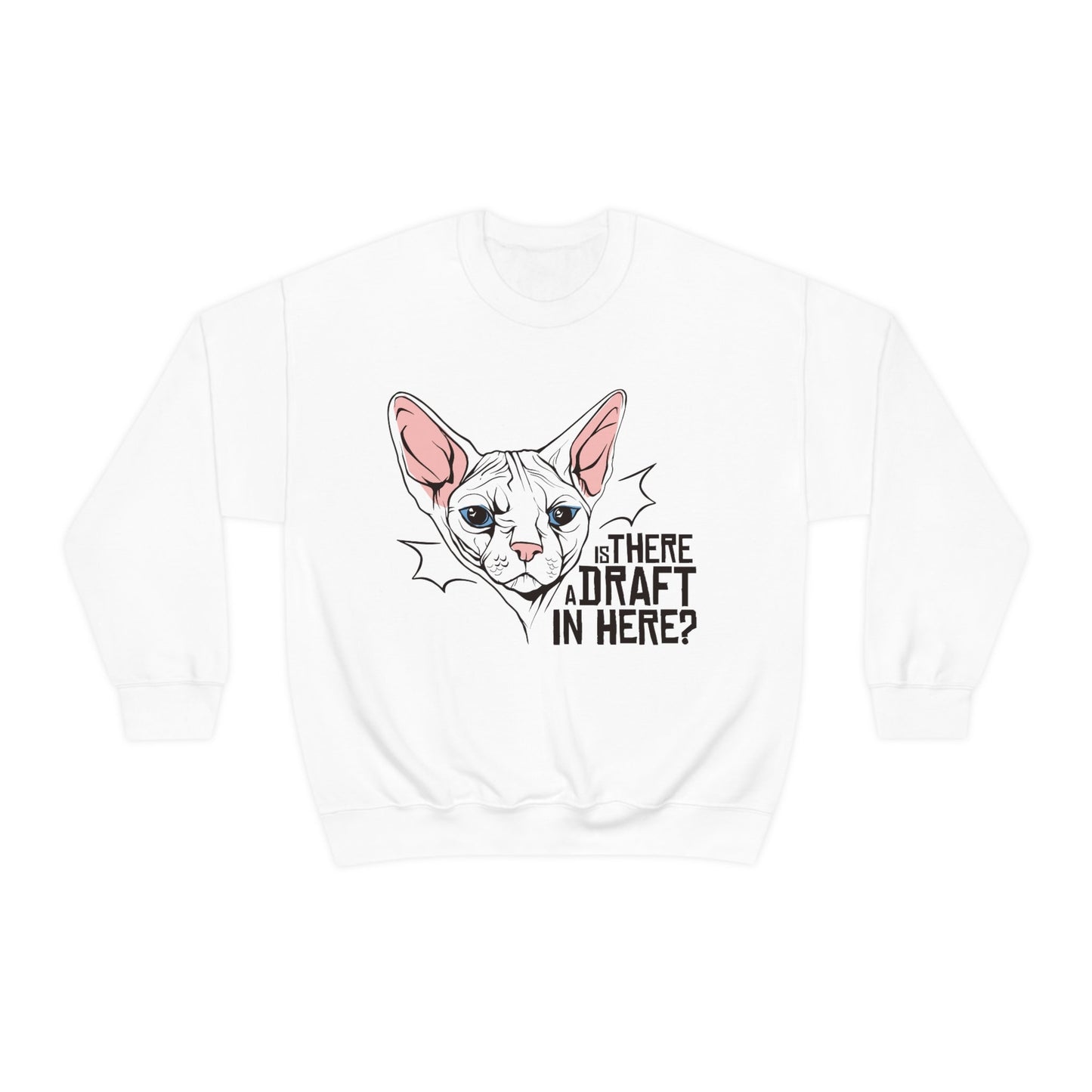 Sphynx Cat Sweatshirt, Funny Cat Shirt, Cat Lover Gift, Gift for Sphynx Cat Lover, Sphyx Shirt, Unisex Heavy Blend Crewneck Sweatshirt