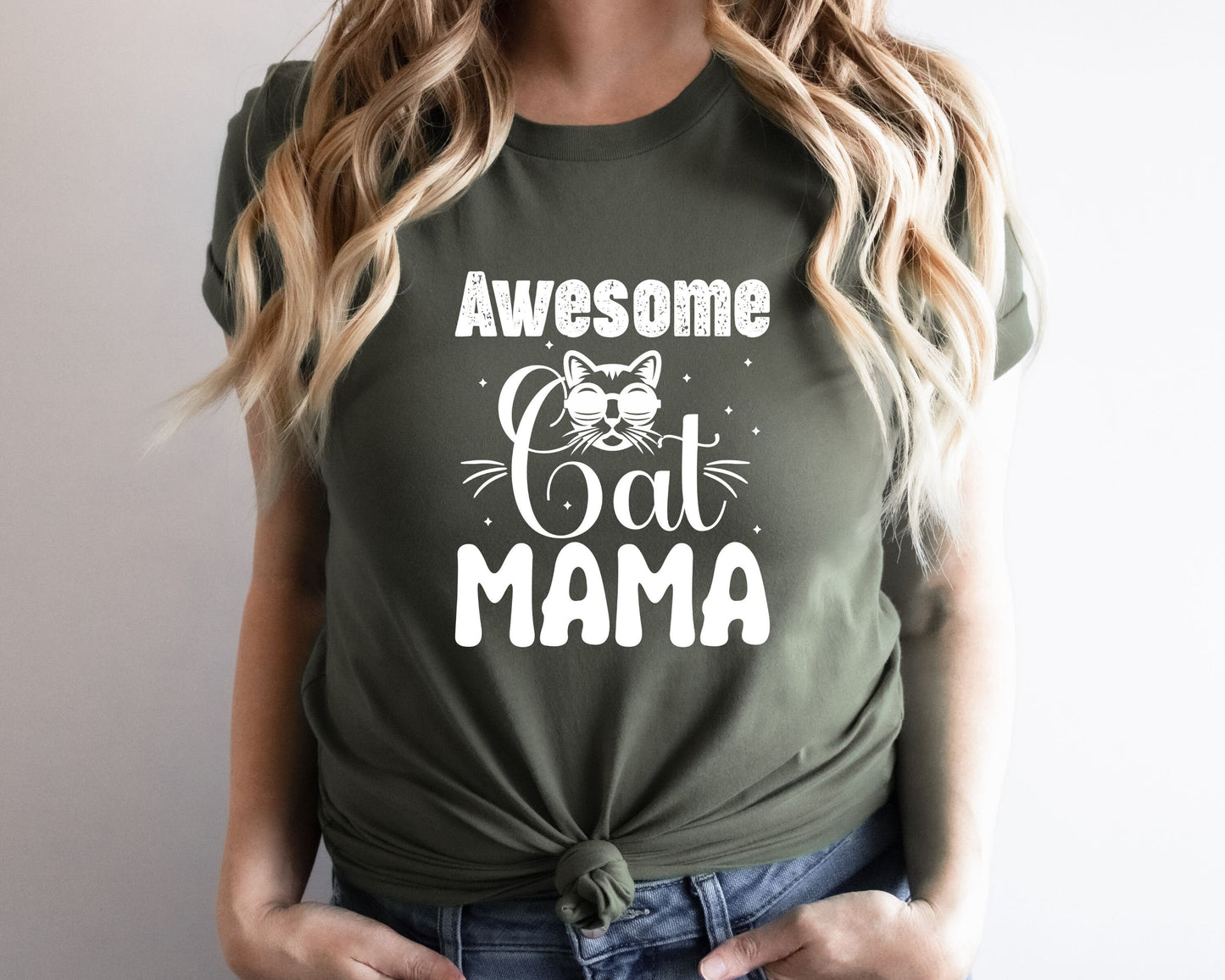 Awesome Cat Mama, World's Best Cat Mom, Gift for Cat Mom, Cat Lover Gift, Mother's Day Cat Present