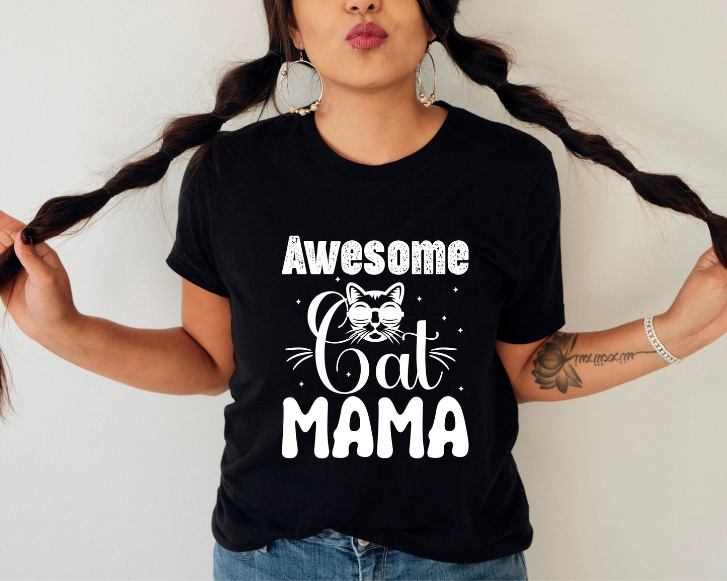 Awesome Cat Mama, World's Best Cat Mom, Gift for Cat Mom, Cat Lover Gift, Mother's Day Cat Present