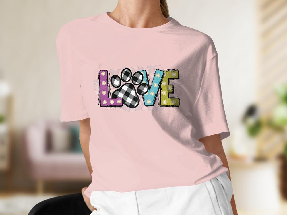 Valentines Tshirt for Cat Lover, Cat Lover Tee for Women, Plaid Cat Lover Gift For Her, Gift for Cat Mama, Cat Present for Cat Owners