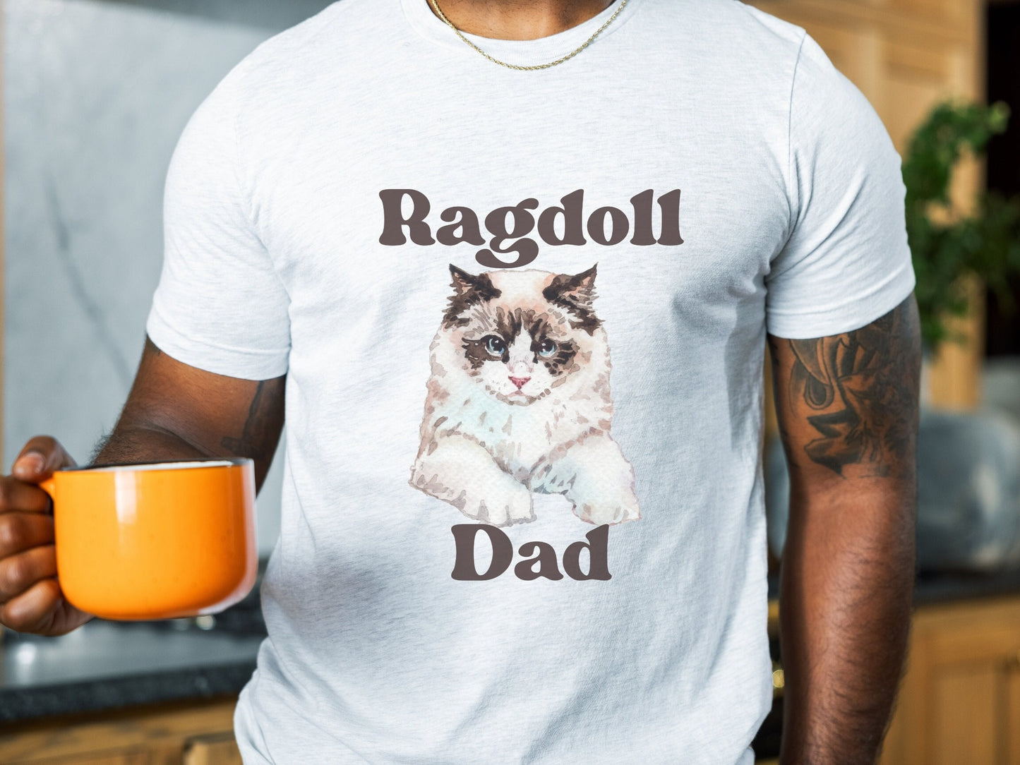 Funny Cat Dad Tee, Gift for Ragdoll Cat Dad, Cat Breed Shirt, Father's Day Gift for Cat Dad, Father's Day Gift