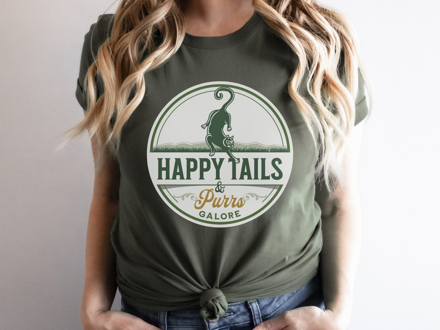 Unique Cat Shirt for Cat Lover, Cat Shirt for Men, Gift for Cat Mom, Cat Emblem Design, Classy Cat Gift