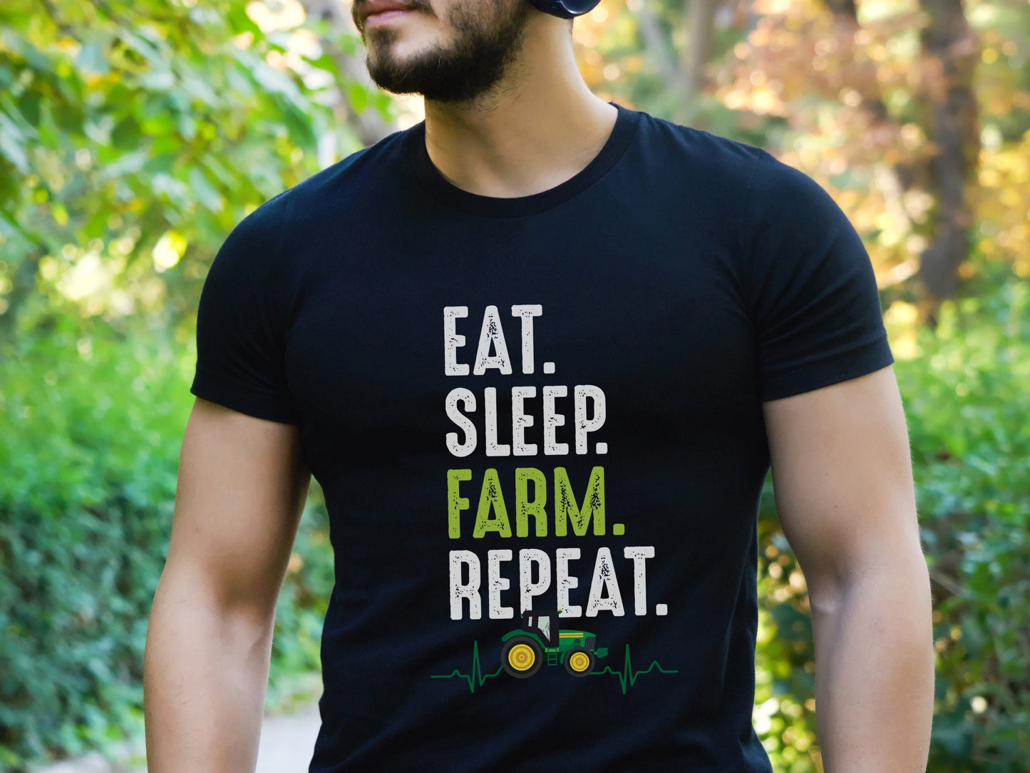 Eat, Sleep, Farm, Repeat | Short-Sleeve Unisex T-Shirt