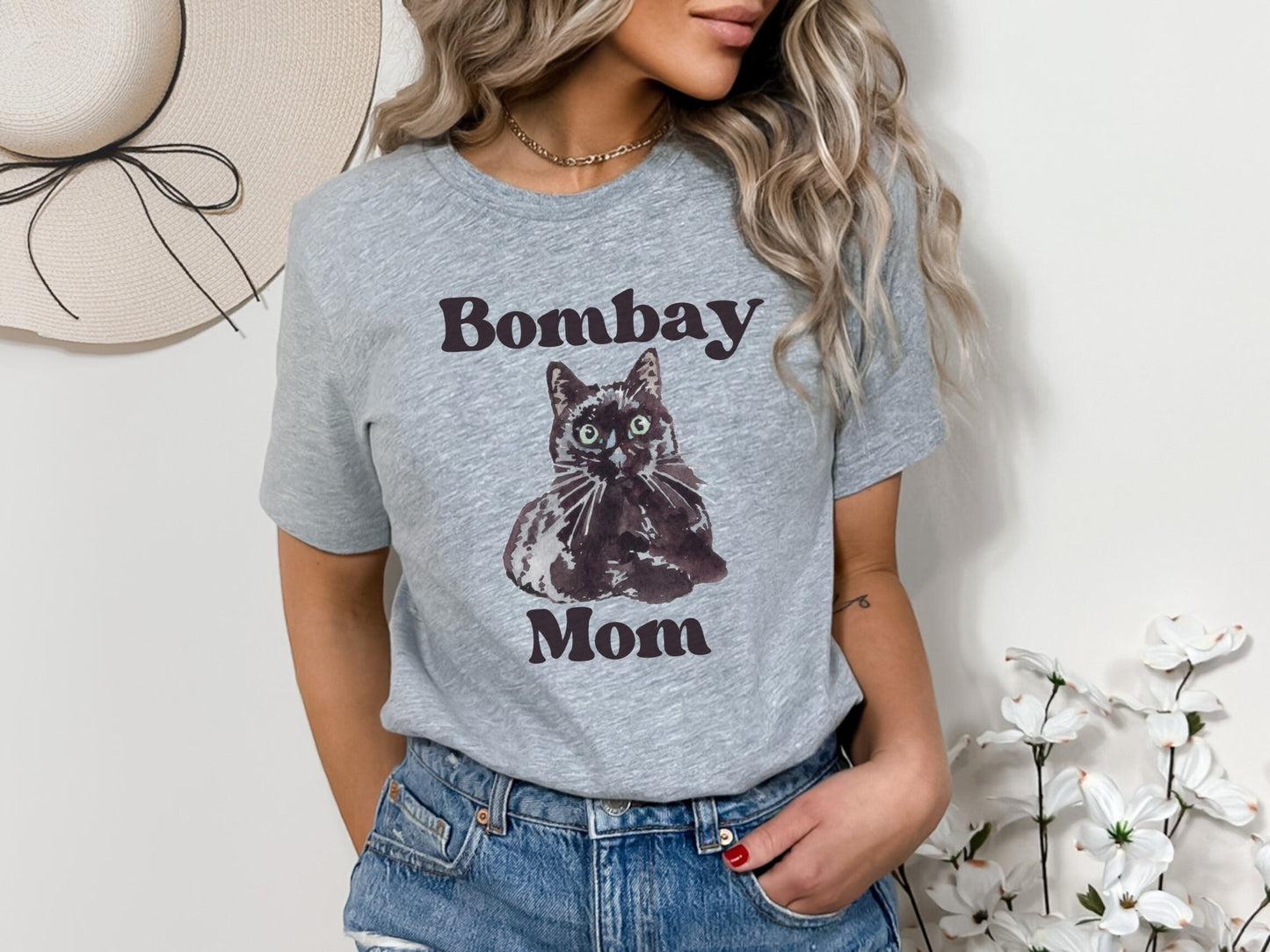 Bombay Cat Shirt, Gift for Cat Mom, Funny Cat T-Shirt, Cat Mom Tee, Gift for Bombay Cat Owner, Cat Lady Gifts