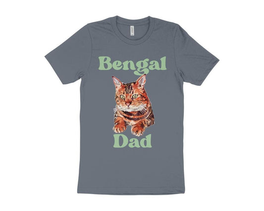Cute Cat T-Shirt, Bengal Cat T-Shirt, Gift for Bengal Cat Owner, Cat Dad T-Shirt