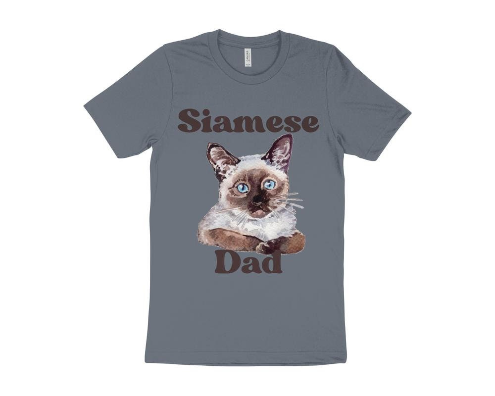 Cute Cat T-Shirt, Siamese Cat T-Shirt, Gift for Siamese Cat Owner, Cat Dad T-Shirt