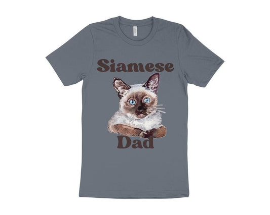 Cute Cat T-Shirt, Siamese Cat T-Shirt, Gift for Siamese Cat Owner, Cat Dad T-Shirt