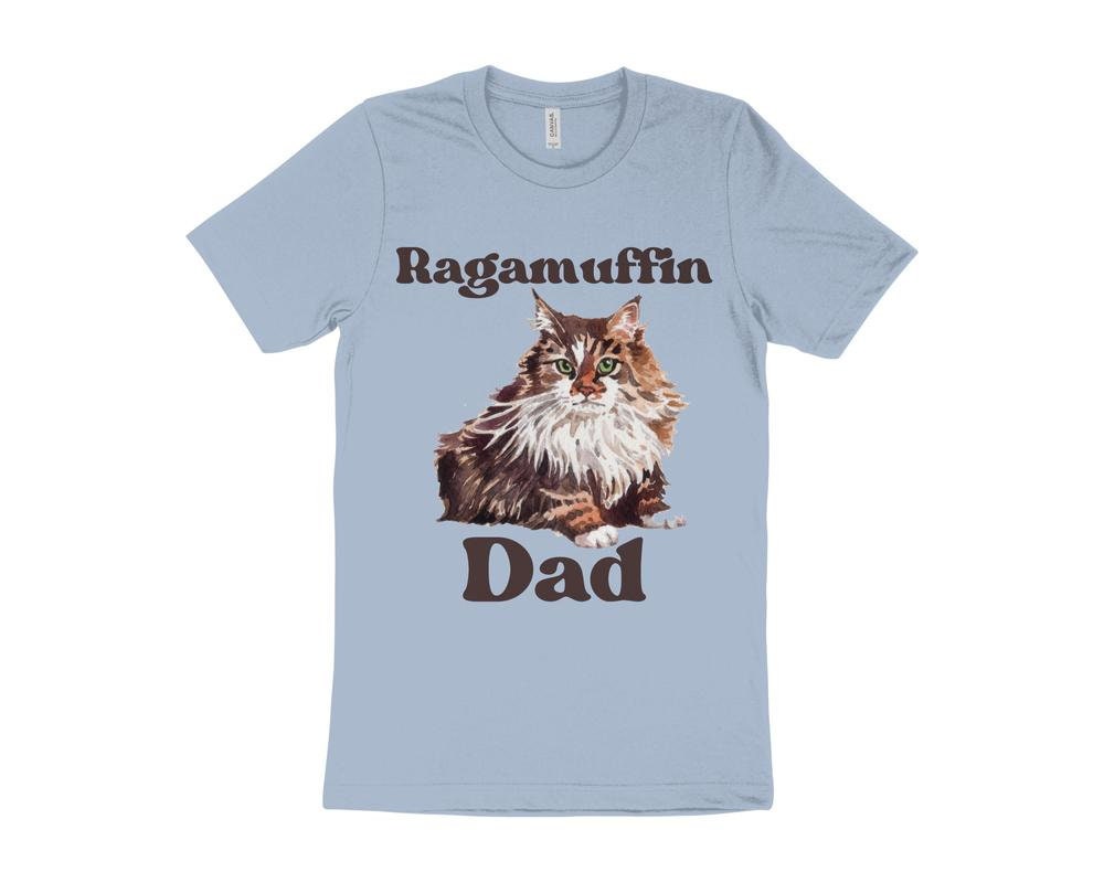 Cute Cat T-Shirt, Ragamuffin Cat T-Shirt, Gift for Ragamuffin Cat Owner, Cat Dad T-Shirt