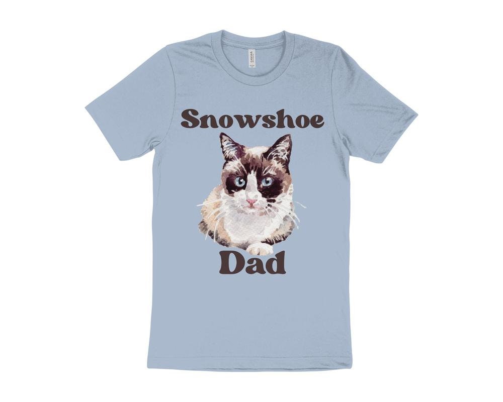 Cute Cat T-Shirt, Snowshoe Cat T-Shirt, Gift for Snowshoe Cat Owner, Cat Dad T-Shirt